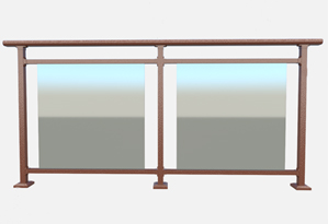 鋁合金玻璃陽臺(tái)護(hù)欄